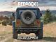 RedRock Tubular Rock Crawler Rear Bumper with Tire Carrier; Textured Black (97-06 Jeep Wrangler TJ)