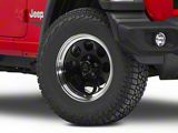 Mammoth 8 Aluminum Black Wheel; 17x9; -6mm Offset (18-26 Jeep Wrangler JL)