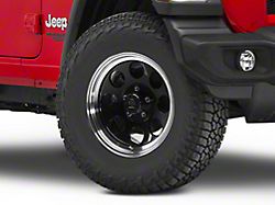Mammoth 8 Aluminum Black Wheel; 17x9 (18-23 Jeep Wrangler JL)