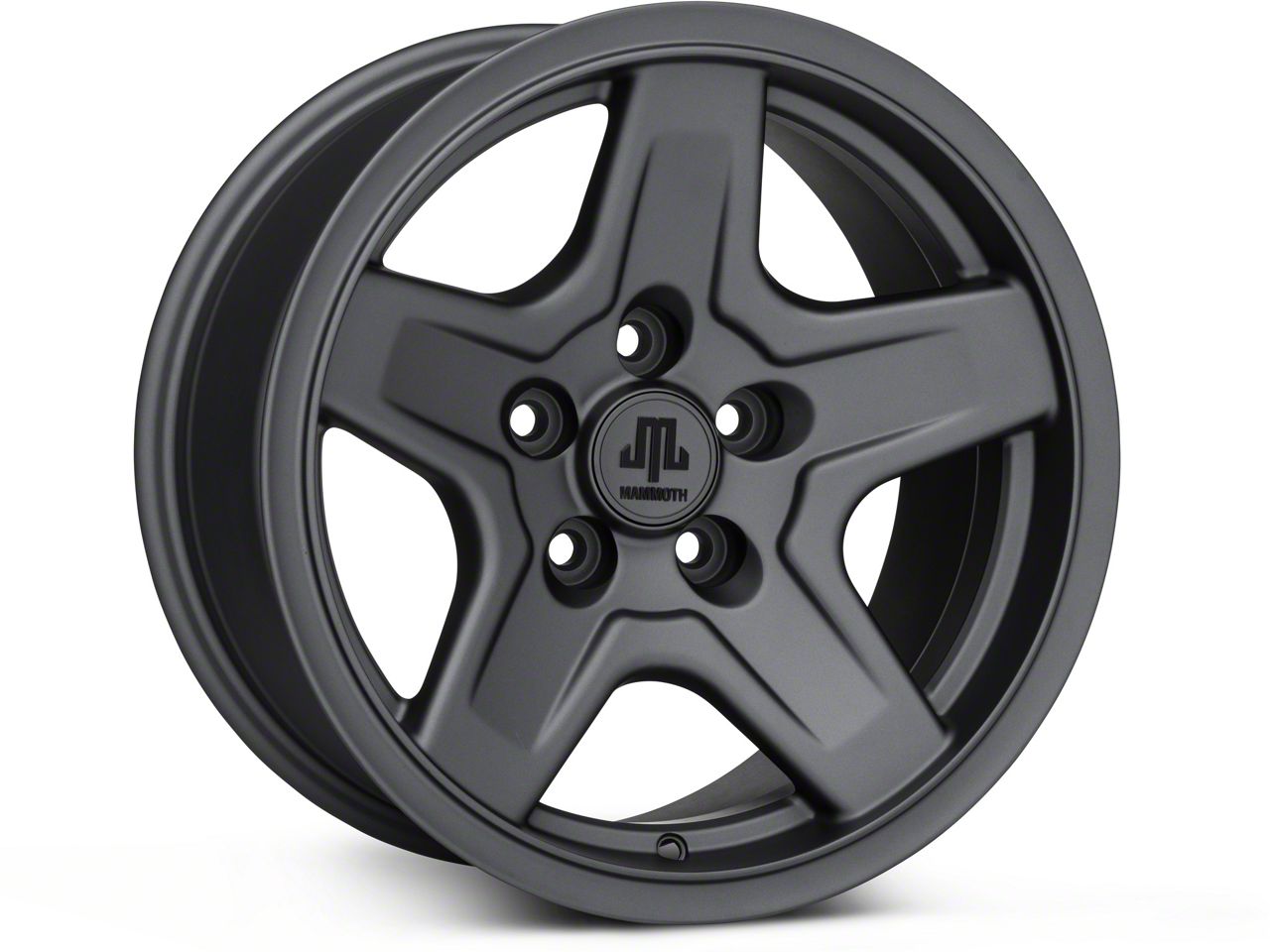 Mammoth Jeep Wrangler Boulder Charcoal Wheel 16x8 J100613 (8795 Jeep