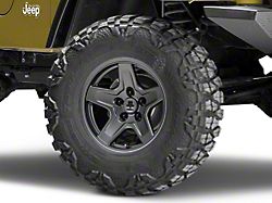 Mammoth Boulder Charcoal Wheel; 16x8 (97-06 Jeep Wrangler TJ)