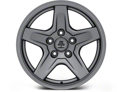 Mammoth Boulder Charcoal Wheel; 17x9 (05-10 Jeep Grand Cherokee WK, Excluding SRT8)