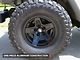 Mammoth Boulder Matte Black Wheel; 15x8 (97-06 Jeep Wrangler TJ)