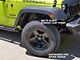 Mammoth Boulder Black Wheel; 16x8 (07-18 Jeep Wrangler JK)