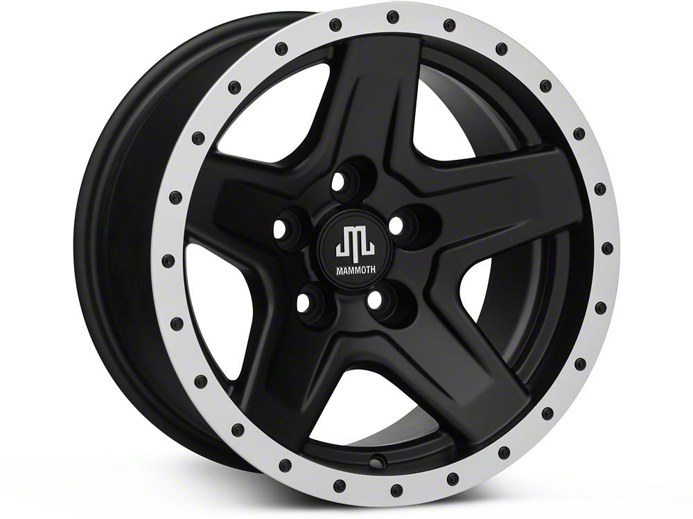 Mammoth Boulder Charcoal Wheel; 15x8; -19mm Offset (84-01