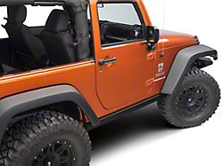 Barricade Rubi Rails; Textured Black (07-18 Jeep Wrangler JK 2-Door)