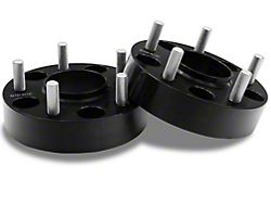 RedRock 1.50-Inch Wheel Spacers; Black; 5x5 (07-18 Jeep Wrangler JK)