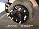 RedRock 1.50-Inch Wheel Spacers; Black; 5x5 (07-18 Jeep Wrangler JK)