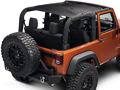 Rugged Ridge Jeep Wrangler Tonneau Cover 13550 03 07 18 Jeep Wrangler Jk 2 Door