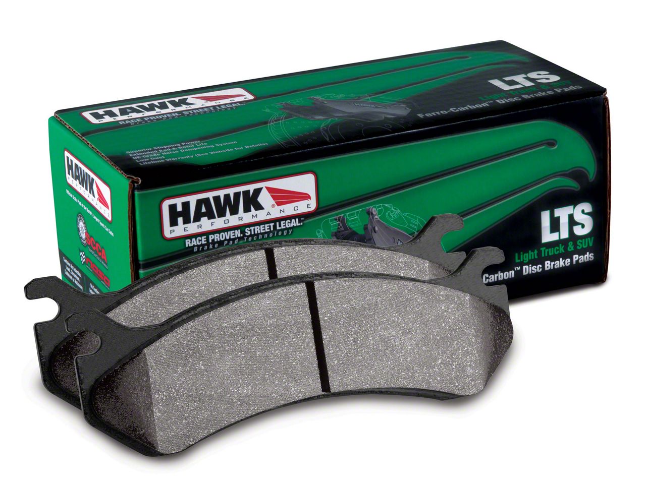 Hawk Performance Jeep Wrangler LTS Brake Pads Rear Pair HB608Y.630