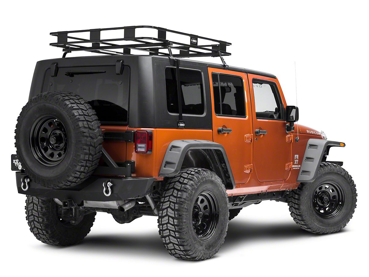 Surco Jeep Wrangler Safari Removable Hard Top Rack W Basket