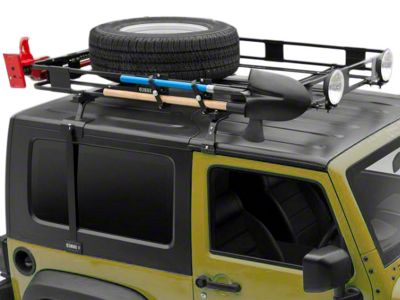 Surco Safari Removable Hard Top Rack with Basket (97-06 Jeep Wrangler TJ)