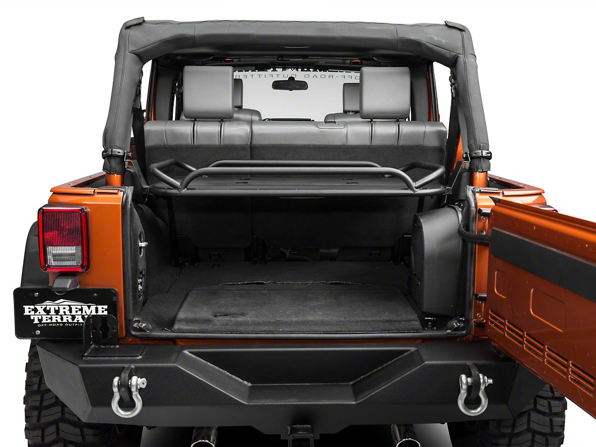Rampage Wrangler Rear Sport Rack 86623 07 18 Jeep Wrangler Jk 4