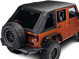 Frameless Trail Soft Top; Black Diamond (07-18 Jeep Wrangler JK 4-Door)