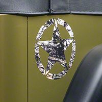XT Graphics Oscar Mike Small Star Decal - Mossy Oak - Pair (87-14 ...