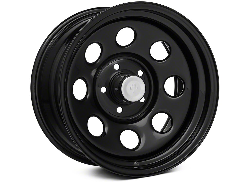 Mammoth 8 Steel Black Wheel; 17x9; -6mm Offset (18-25 Jeep