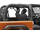 GraBars Genuine Solid Steel Front and Rear Grab Handles; Black Grips (07-18 Jeep Wrangler JK 2-Door)