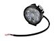 Raxiom 4.50-Inch Round 9-LED Light; Flood Beam (Universal; Some Adaptation May Be Required)