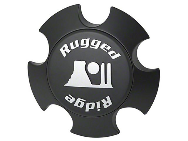 Rugged Ridge XHD Modular Wheel Center Cap; Matte Black (Fits Rugged Ridge XHD Modular Wheels Only)