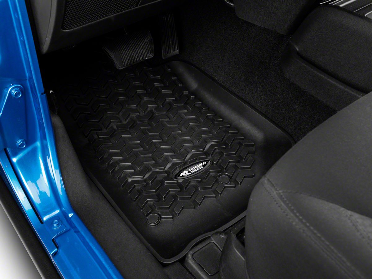 Rugged Ridge Jeep Wrangler All Terrain Front And Rear Floor Mats