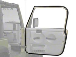 Door Seal; Passenger Side (97-06 Jeep Wrangler TJ)