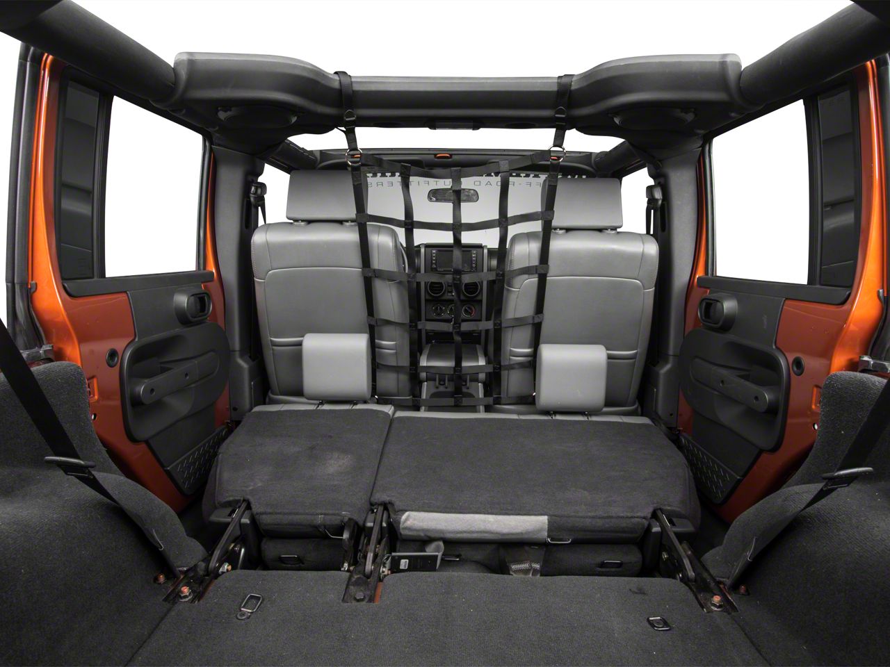 Jeep Wrangler Front Pet Barrier Net 