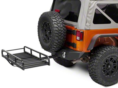 RedRock Hitch Mounted Cargo Rack; 7-Inch XL (Universal; Some Adaptation May Be Required)