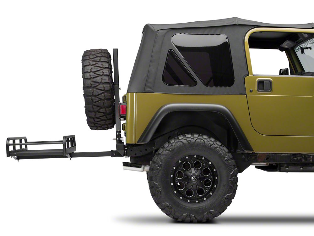 RedRock Hitch Mounted Cargo Rack; 7Inch XL (8706 Jeep Wrangler YJ