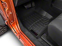 Weathertech DigitalFit Front Floor Liners; Black (07-13 Jeep Wrangler JK)
