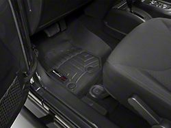 Weathertech DigitalFit Front and Rear Floor Liners; Black (14-18 Jeep Wrangler JK 4 Door)