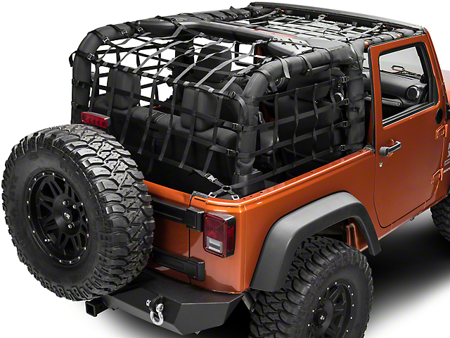 RedRock Complete Netting Kit (07-18 Jeep Wrangler JK 2-Door)