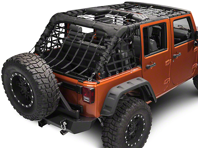 RedRock 4x4 Complete Netting Kit (07-18 Jeep Wrangler JK 4-Door)