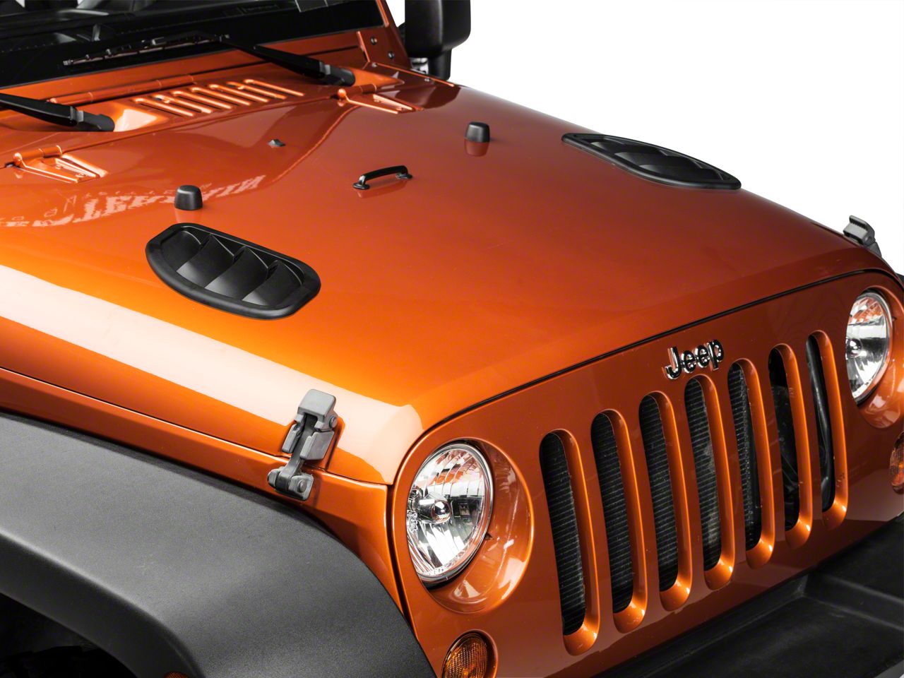 Daystar Jeep Wrangler Side Hood Vents KJ71048BK (07-18 ...