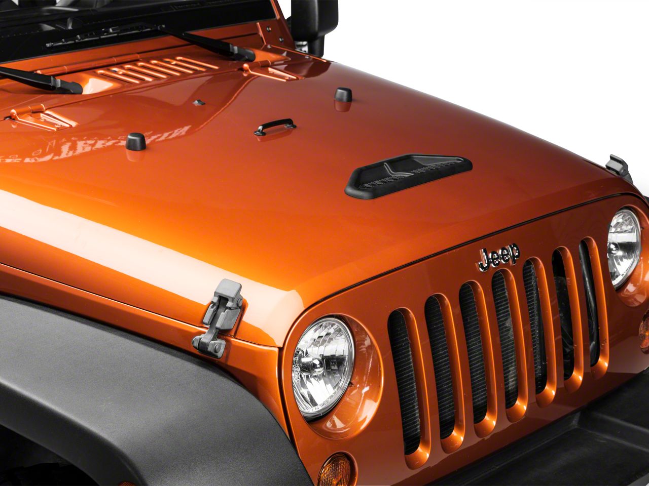 Daystar Jeep Wrangler Front Center Hood Vent KJ71049BK (0718 Jeep