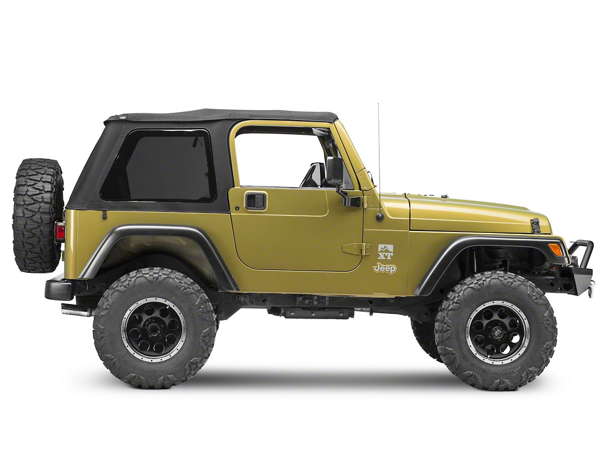 Bestop Trektop NX Soft Top; Black Twill (97-06 Jeep Wrangler TJ, Excluding  Unlimited)