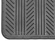 RedRock 4-Piece All-Weather Floor Mats; Black (Universal; Some Adaptation May Be Required)
