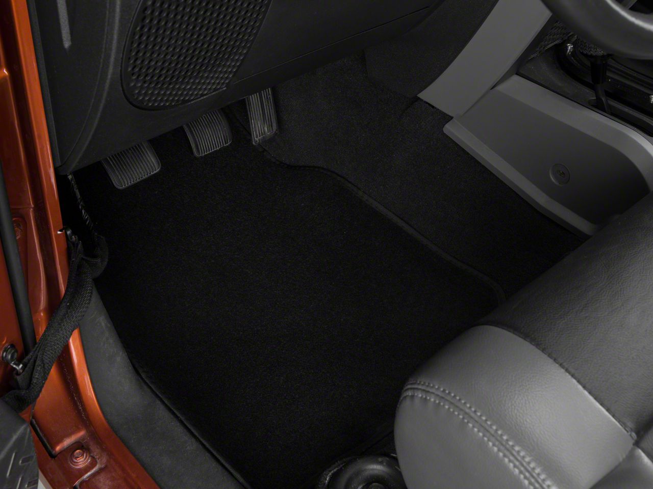 Alterum Wrangler 4Piece Fabric Floor Mat Set Black J101668 (8718