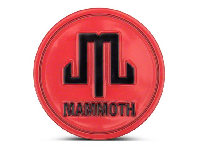Mammoth Boulder Center Cap; Red (Fits Mammoth Boulder Wheels Only)