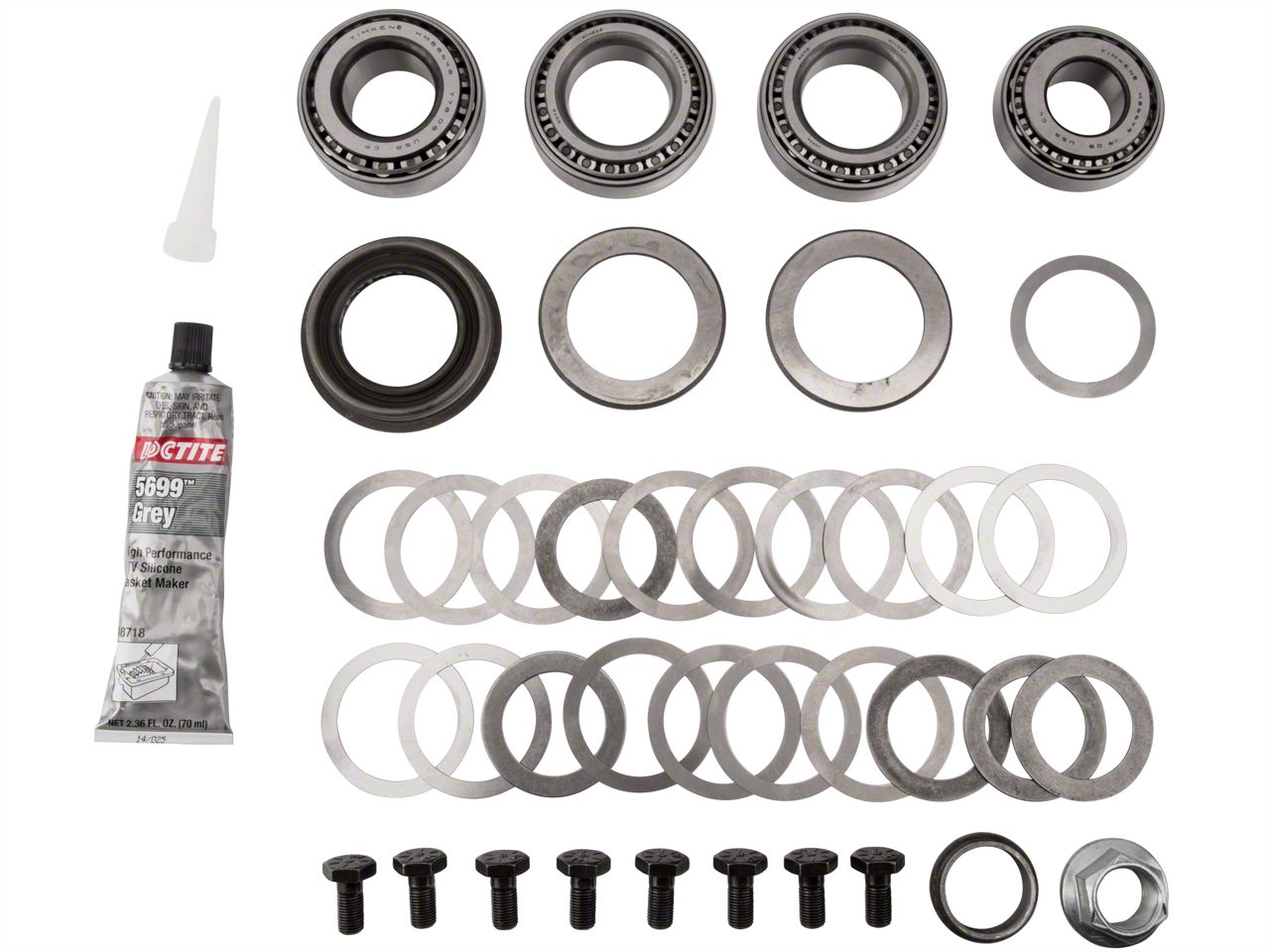 Dana Spicer Jeep Wrangler Master Axle Overhaul Kit for Dana 35 Rear