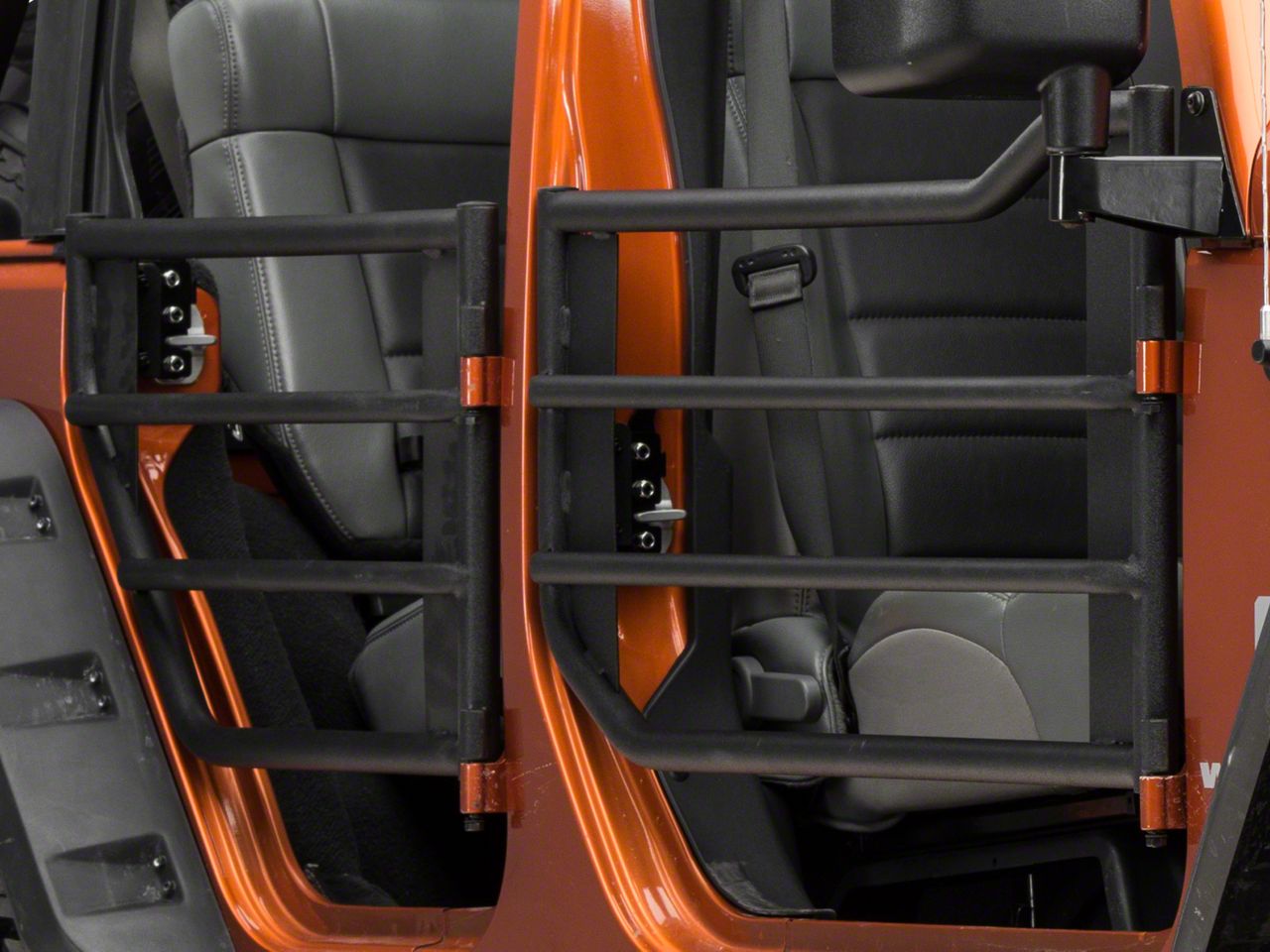 Barricade Jeep Wrangler Rear Adventure Doors Textured Black J102014