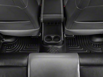 Husky Liners WeatherBeater Second Seat Floor Liner; Black (11-18 Jeep Wrangler JK 4-Door)