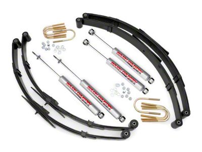 Rough Country 2.50-Inch Suspension Lift Kit with Shocks (87-95 Jeep Wrangler YJ)