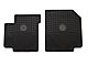 Weathertech All-Weather Front Rubber Floor Mats; Black (87-95 Jeep Wrangler YJ)