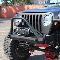 Jeep TJ Front Bumpers, Stubby Bumpers (1997-2006 Wrangler) | Free Shipping