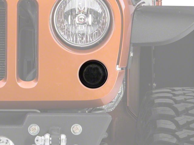 Turn Signals with Amber LEDs; Smoked (07-18 Jeep Wrangler JK)