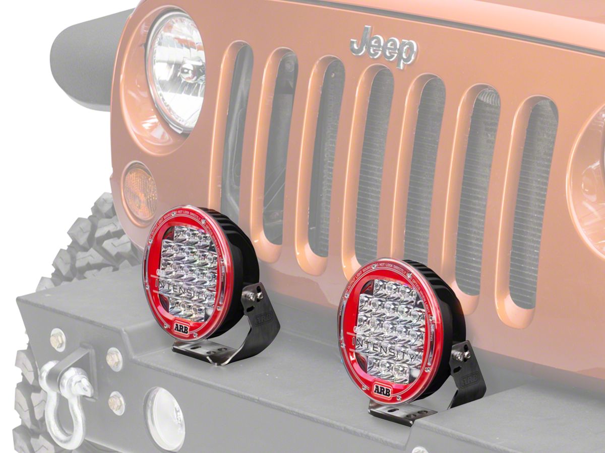 ARB Jeep Wrangler Intensity 7-Inch 21 LED Light; Spot Beam AR21SV2 (Universal; Some May Be Required) - Free Shipping