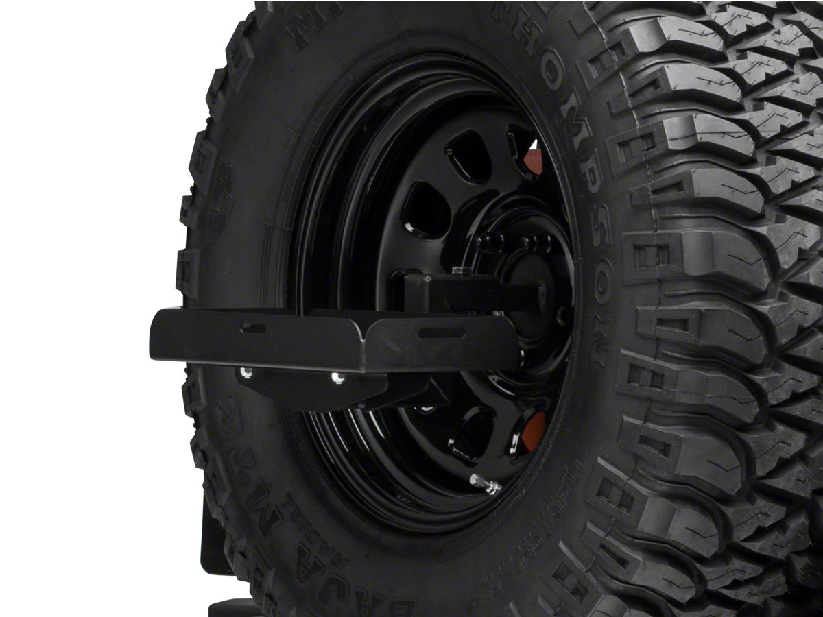 MORryde Jeep Wrangler Spare Tire Jerry Can Holder w/ Short Tray JP54-004  (87-18 Jeep Wrangler YJ, TJ & JK)