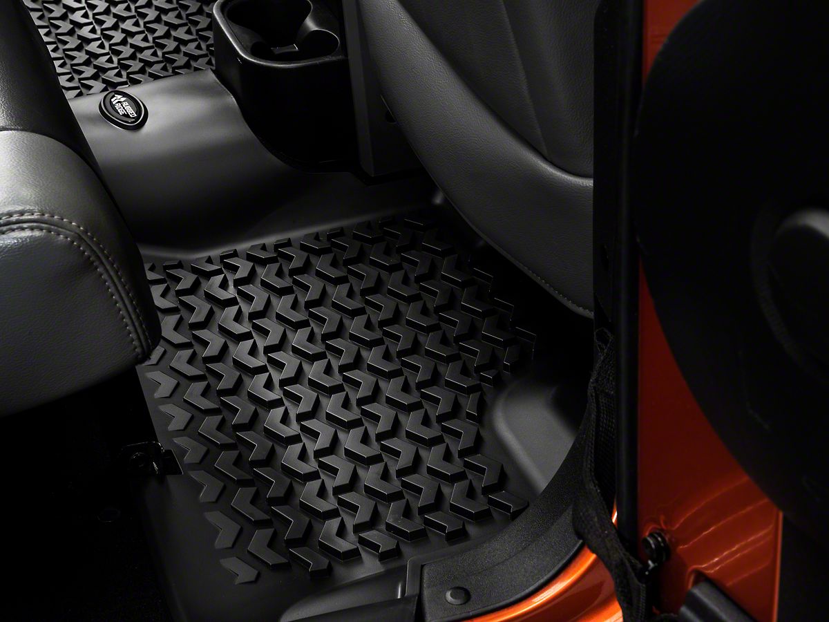 Rugged Ridge Jeep Wrangler 1 Piece Rear Floor Liner Black