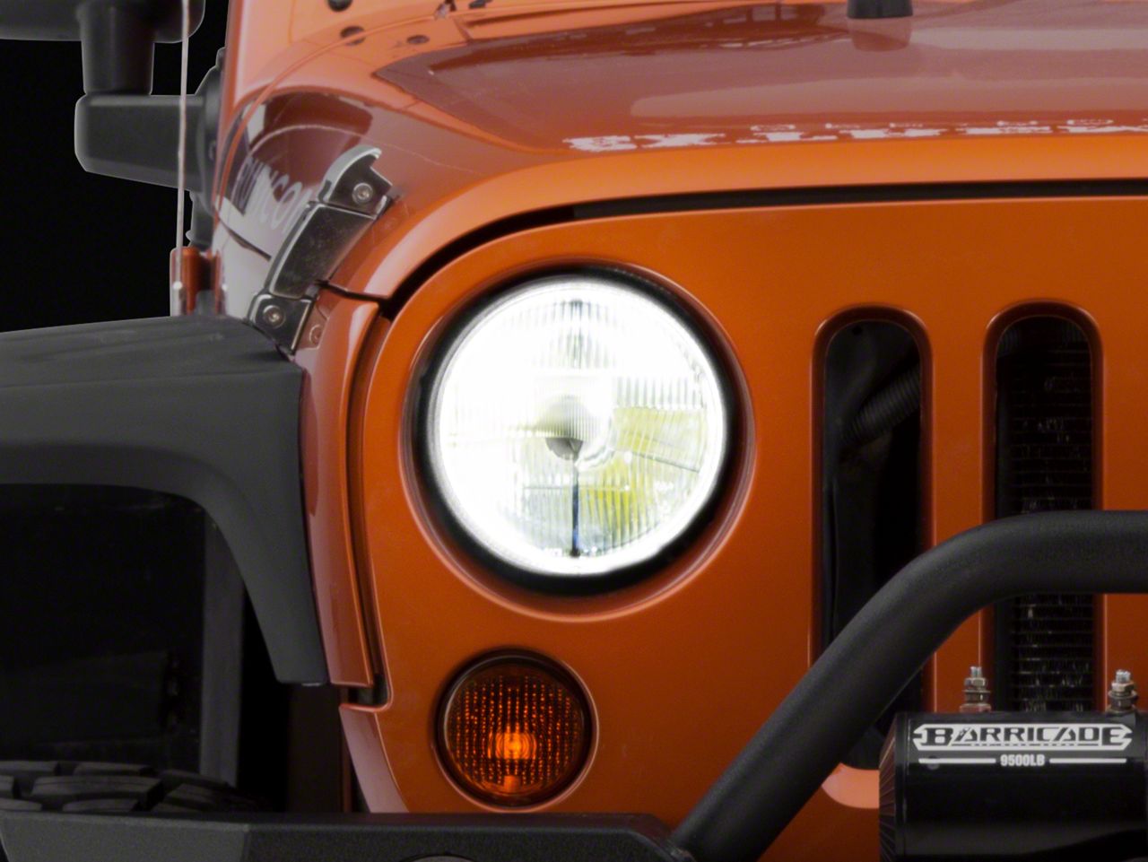 Delta Jeep Wrangler Classic 7 in. LED Headlight Kit 01-1179-LED2 (97-06 ...