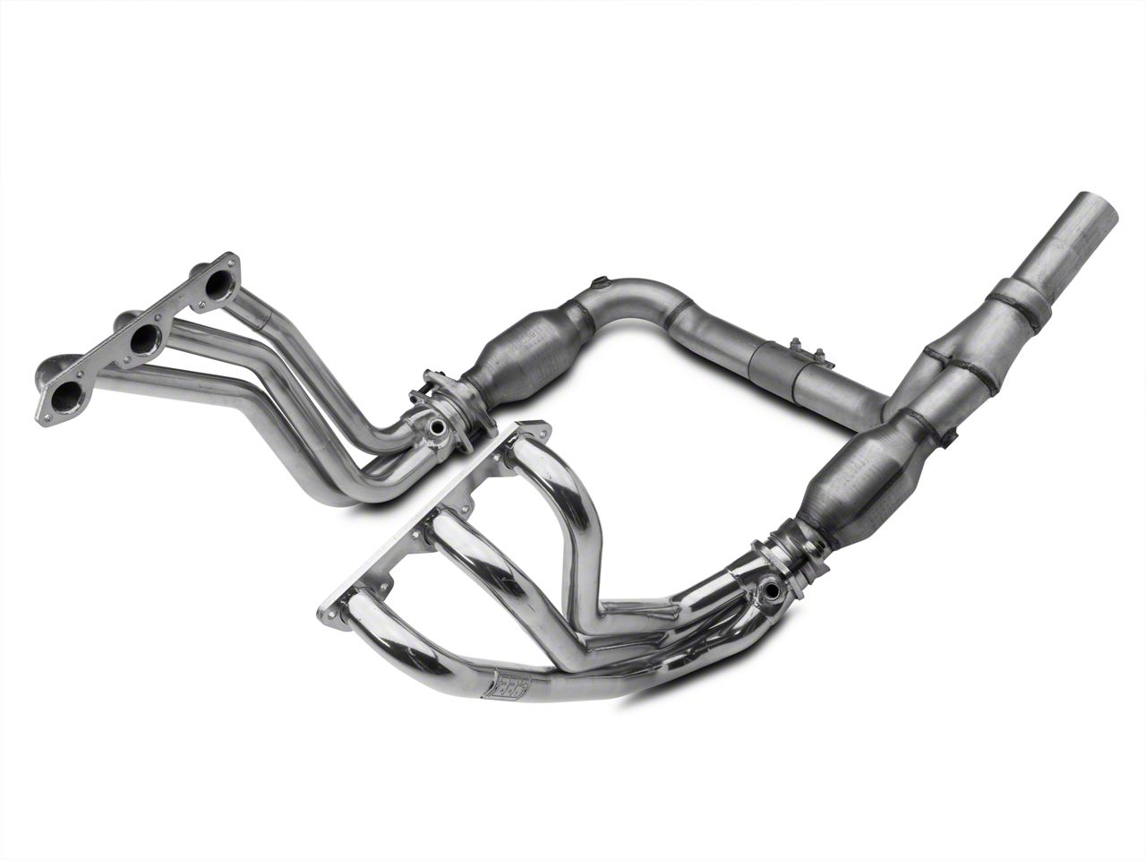 BBK Jeep Wrangler Ceramic Full-Length Headers w/ Y-Pipe - Catted 40500  (07-11  Jeep Wrangler JK)